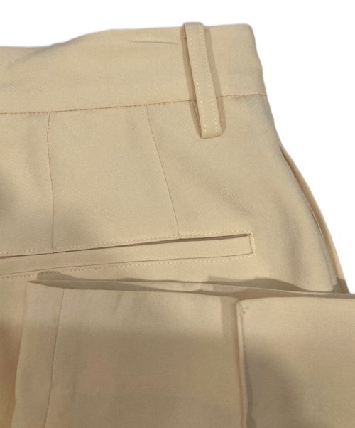 OHGA（オオガ）OHGA (オオガ) テーパードタックパンツ イエロー サイズ:Mの古着・服飾アイテム