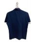 GUCCI (グッチ) エンブレムデザインポロシャツ ネイビー サイズ:M：7000円