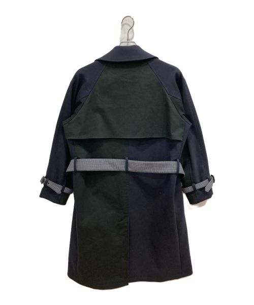 taupe（トープ）taupe (トープ) SWITCHING COAT ネイビー サイズ:Sの古着・服飾アイテム