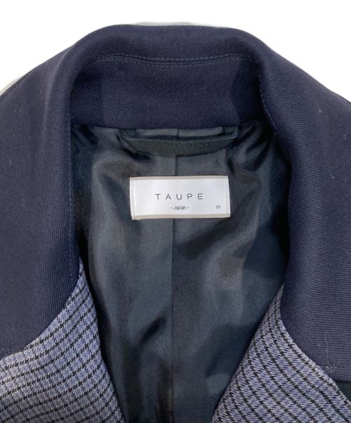 taupe（トープ）taupe (トープ) SWITCHING COAT ネイビー サイズ:Sの古着・服飾アイテム