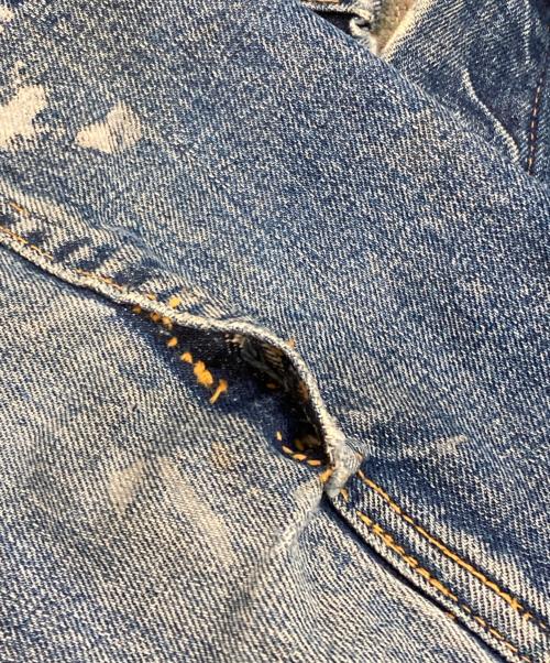 LEVI'S（リーバイス）LEVI'S (リーバイス) 裏ブランケットデニムジャケット インディゴ サイズ:XL相当(身幅 約60cm)の古着・服飾アイテム
