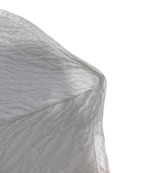 LE CIEL BLEU（ルシェルブルー）LE CIEL BLEU (ルシェルブルー) Zebra Jacquard Blouse ホワイト サイズ:M (38)の古着・服飾アイテム