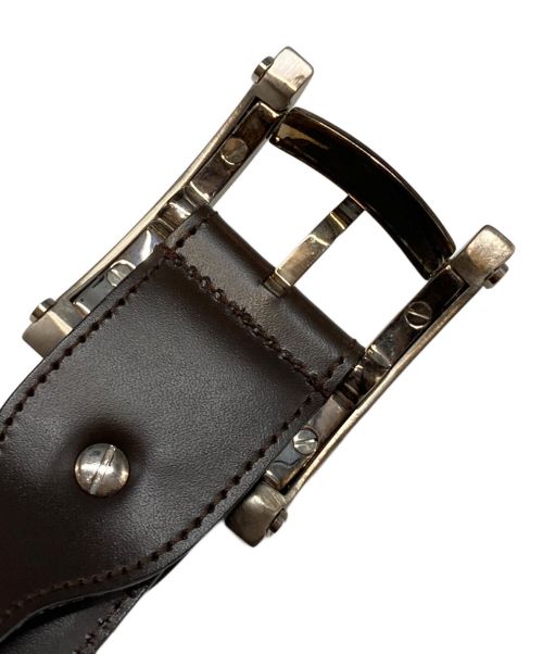 BVLGARI（ブルガリ）BVLGARI (ブルガリ) アショーマベルト ブラウン サイズ:115/46の古着・服飾アイテム