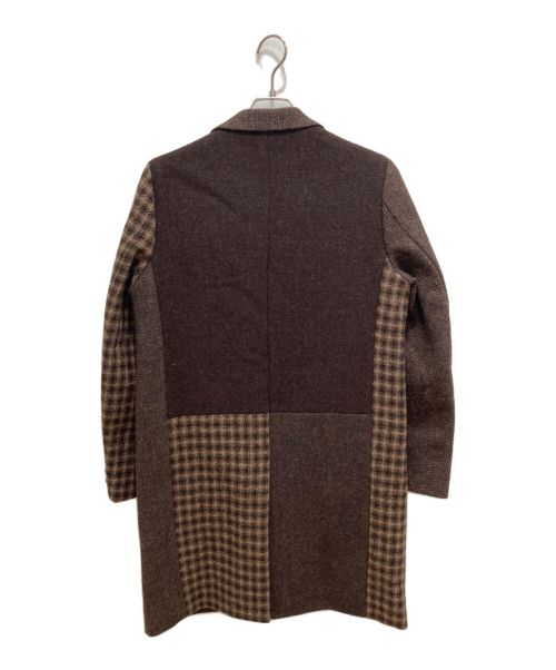 BEAUTY&YOUTH（ビューティーアンドユース）BEAUTY&YOUTH (ビューティーアンドユース) ハリスツイードチェスターコート ブラウン サイズ:Mの古着・服飾アイテム