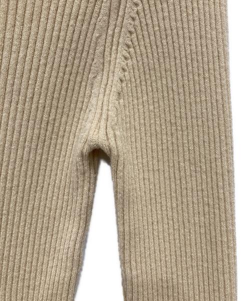 TODAYFUL（トゥデイフル）TODAYFUL (トゥデイフル) Flarecuffs Rib Knit ベージュ サイズ:Fの古着・服飾アイテム