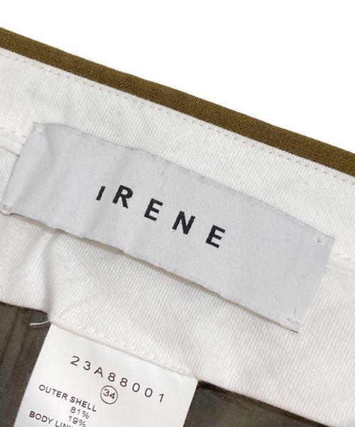 IRENE（アイレネ）IRENE (アイレネ) Strap Detail Tailored Trousers キャメル サイズ:S (34)の古着・服飾アイテム
