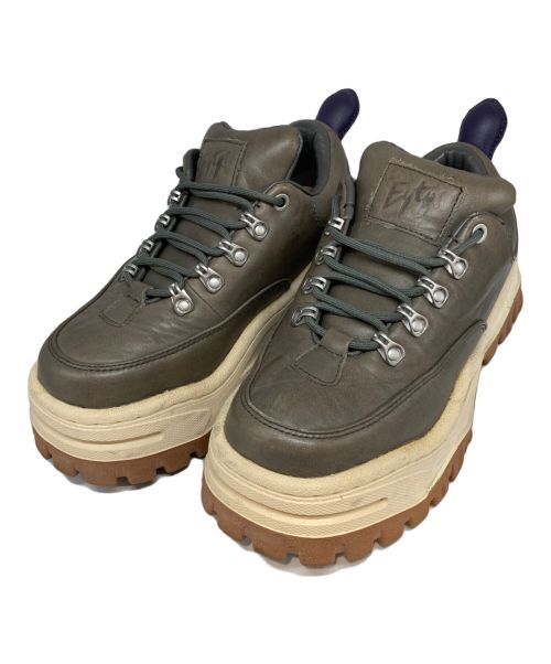 Eytys（エイティーズ）Eytys (エイティス) ANGEL CANVASチャンキーソールスニーカー ダークグリーン サイズ:23.5cm(37)の古着・服飾アイテム
