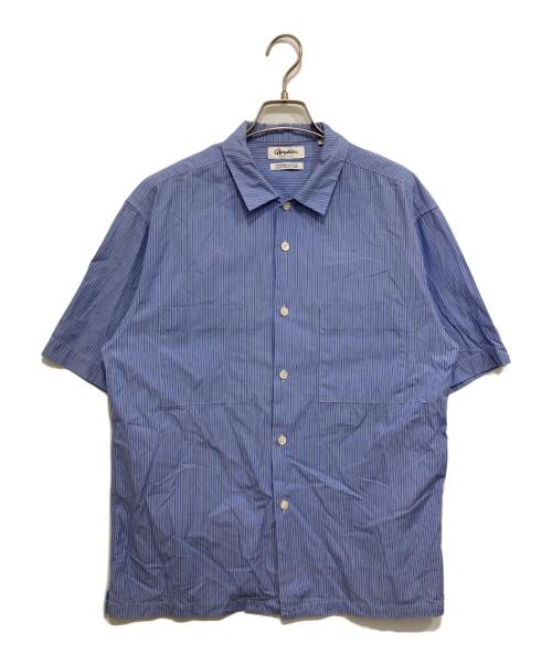 Gymphlex（ジムフレックス）Gymphlex (ジムフレックス) 半袖シャツ ブルー サイズ:Mの古着・服飾アイテム