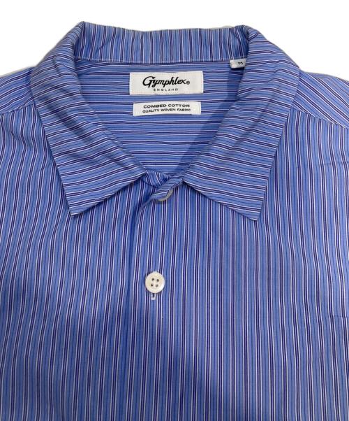 Gymphlex（ジムフレックス）Gymphlex (ジムフレックス) 半袖シャツ ブルー サイズ:Mの古着・服飾アイテム