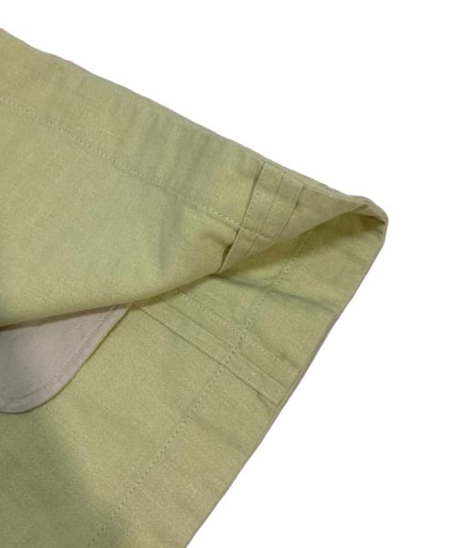 BACCA（バッカ）BACCA (バッカ) ヘンプコットンノースリーブジャケット グリーン サイズ:Sの古着・服飾アイテム