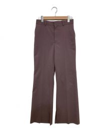 LE CIEL BLEU（ルシェルブルー）の古着「Flare Leg Tailored」｜パープル