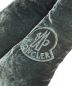 中古・古着 MONCLER (モンクレール) ベロアダウンマフラー グリーン：13000円