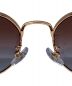 中古・古着 RAY-BAN (レイバン) ラウンドサングラス ポリッシュ ローズゴールド：7000円