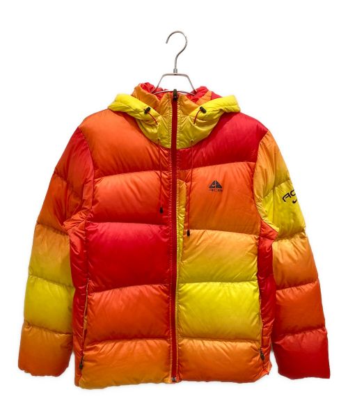 NIKE ACG（ナイキエーシージー）NIKE ACG (ナイキエージーシー) ガイドダウンジャケット オレンジ サイズ:Mの古着・服飾アイテム
