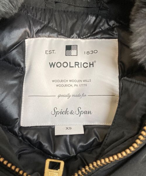 WOOLRICH（ウールリッチ）WOOLRICH (ウールリッチ) Spick and Span (スピックアンドスパン) 「BOW BRIDGE」ダウンコート ブラック サイズ:XSの古着・服飾アイテム