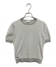 LACOSTE（ラコステ）の古着「半袖ニット」｜グレー