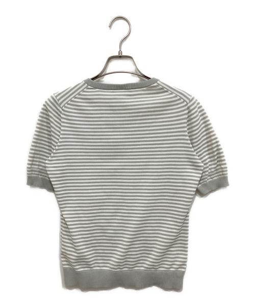 LACOSTE（ラコステ）LACOSTE (ラコステ) 半袖ニット グレー サイズ:36の古着・服飾アイテム