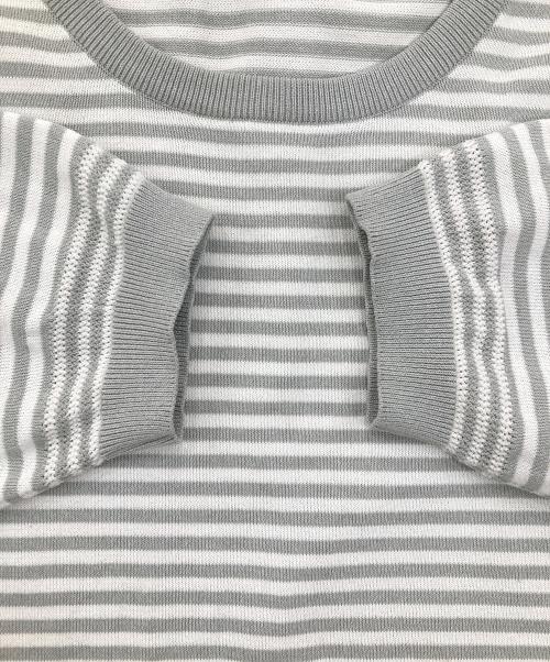 LACOSTE（ラコステ）LACOSTE (ラコステ) 半袖ニット グレー サイズ:36の古着・服飾アイテム
