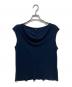 theory（セオリー）の古着「Powder Crepe SS Cowl Top」｜ネイビー