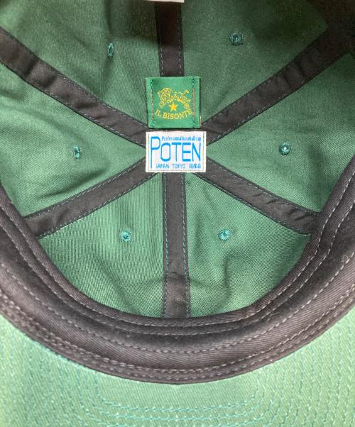 IL BISONTE（イル ビゾンテ）IL BISONTE (イル ビゾンテ) POTEN (ポテン) キャップ グリーン サイズ:XSの古着・服飾アイテム