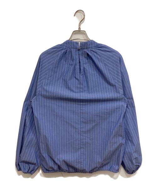 LOUNIE（ルーニー）LOUNIE (ルーニー) ボウタイブラウス ブルー サイズ:M (38)の古着・服飾アイテム