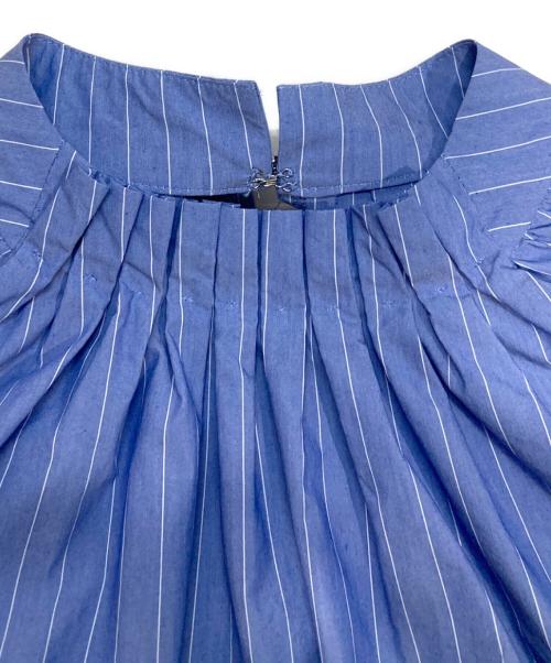 LOUNIE（ルーニー）LOUNIE (ルーニー) ボウタイブラウス ブルー サイズ:M (38)の古着・服飾アイテム