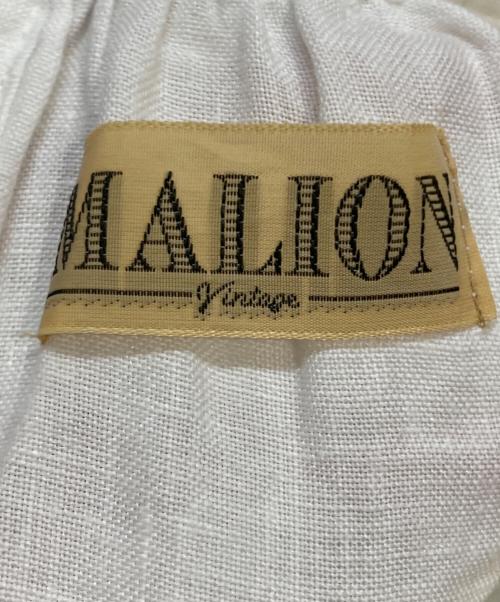MALION VINTAGE（マリオンヴィンテージ）Malion vintage (マリオンヴィンテージ) レースブラウス ホワイト サイズ:Freeの古着・服飾アイテム