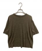 BATONER×UNITED ARROWSバトナ―×ユナイテッドアローズ）の古着「ウォッシャブルウールTシャツ」｜カーキ