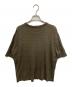 BATONER (バトナ―) UNITED ARROWS (ユナイテッドアローズ) ウォッシャブルウールTシャツ カーキ サイズ:2：4000円