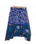 Paul Smith (ポールスミス) アシンメトリー花柄ラップスカート ブルー サイズ:40：4000円
