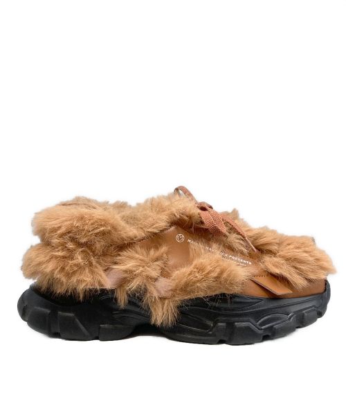 MAISON MAVERICK PRESENTS（メゾンマーベリック プレゼンツ）MAISON MAVERICK PRESENTS (メゾンマーベリック プレゼンツ) チャンキートラックファースニーカー ブラウン サイズ:23.5cmの古着・服飾アイテム