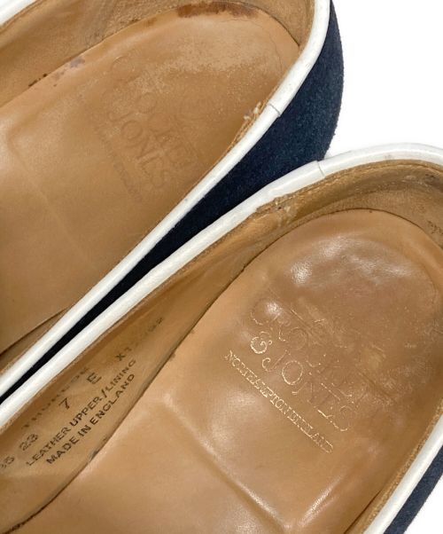 Crockett & Jones（クロケット＆ジョーンズ）Crockett & Jones (クロケット＆ジョーンズ) スエードローファー OCEAN SUEDE サイズ:UK 7Eの古着・服飾アイテム