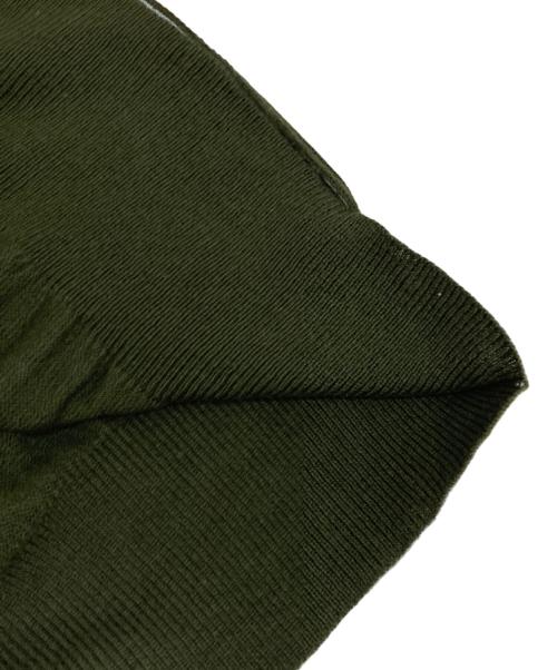 Y's（ワイズ）Y's (ワイズ) デニム装飾半袖ニット グリーン サイズ:Sの古着・服飾アイテム