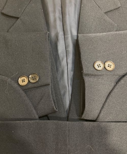 Y's for men（ワイズフォーメン）Y'S for men (ワイズフォーメン) 1Bウールギャバテーラードジャケット ネイビー サイズ:Mの古着・服飾アイテム