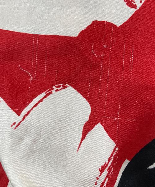 Loulou Willoughby（ルルウィルビー）Loulou Willoughby (ルルウィルビー) ハートプリントワンピース レッド サイズ:Mの古着・服飾アイテム