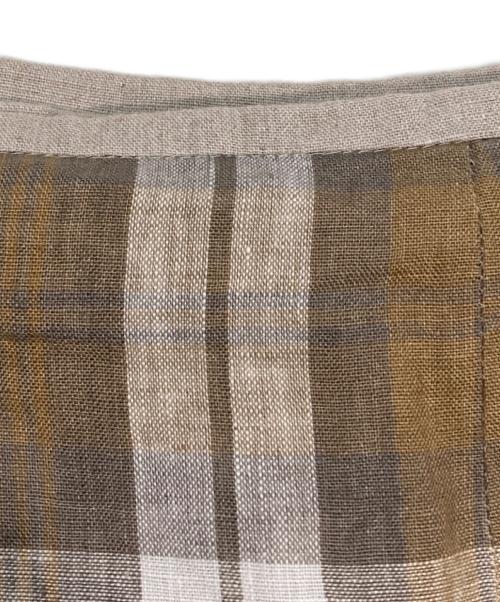 O'NEIL OF DUBLIN（オニールオブダブリン）O'NEIL OF DUBLIN (オニールオブダブリン) リネンラップスカート ベージュ サイズ:Mの古着・服飾アイテム