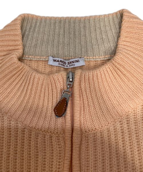 MARCO ZANINI（マルコ ザニーニ）MARCO ZANINI (マルコ ザニーニ) フルジップニット オレンジ サイズ:L(48)の古着・服飾アイテム