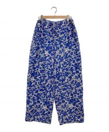 mizuiro-ind（ミズイロインド）の古着「総柄イージーパンツ」｜スカイブルー