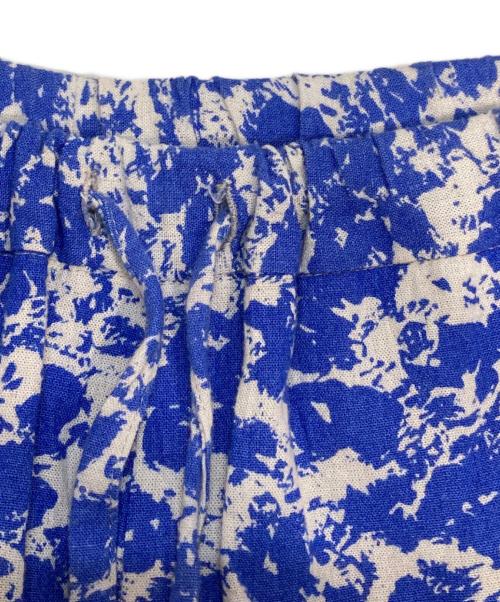 mizuiro-ind（ミズイロインド）mizuiro-ind (ミズイロインド) 総柄イージーパンツ スカイブルー サイズ:不明の古着・服飾アイテム