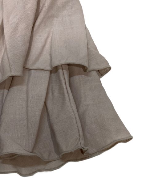 FOXEY（フォクシー）FOXEY (フォクシー) ノースリーブワンピース ベージュ サイズ:L(40)の古着・服飾アイテム