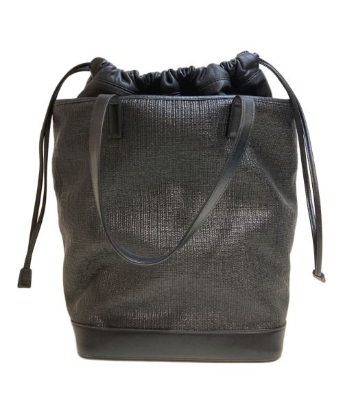 Saint Laurent Paris（サンローランパリ）Saint Laurent Paris (サンローランパリ) 巾着トートバッグ ブラックの古着・服飾アイテム