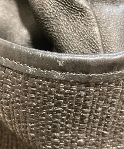 Saint Laurent Paris（サンローランパリ）Saint Laurent Paris (サンローランパリ) 巾着トートバッグ ブラックの古着・服飾アイテム