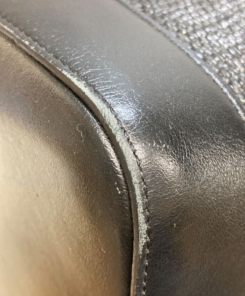 Saint Laurent Paris（サンローランパリ）Saint Laurent Paris (サンローランパリ) 巾着トートバッグ ブラックの古着・服飾アイテム