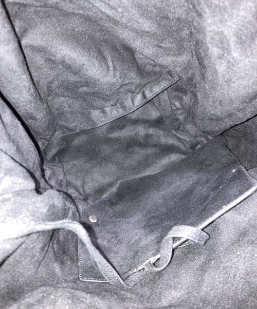 Saint Laurent Paris（サンローランパリ）Saint Laurent Paris (サンローランパリ) 巾着トートバッグ ブラックの古着・服飾アイテム