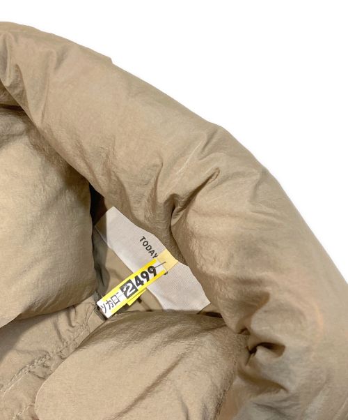 TODAYFUL（トゥデイフル）TODAYFUL (トゥデイフル) Standcollar Down Jacket ベージュ サイズ:S (36)の古着・服飾アイテム