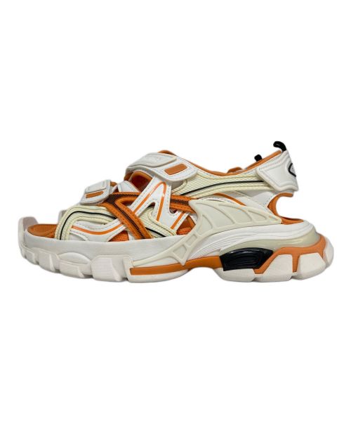 BALENCIAGA（バレンシアガ）BALENCIAGA (バレンシアガ) SANDAL STRAP ホワイト×オレンジ サイズ:23cm(36)の古着・服飾アイテム