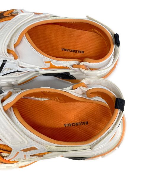 BALENCIAGA（バレンシアガ）BALENCIAGA (バレンシアガ) SANDAL STRAP ホワイト×オレンジ サイズ:23cm(36)の古着・服飾アイテム