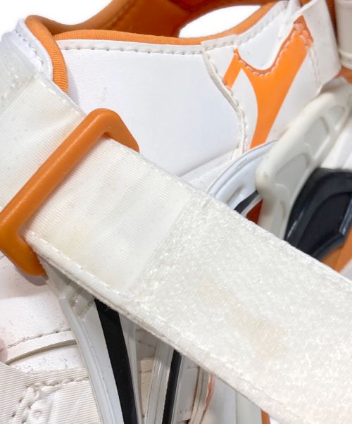 BALENCIAGA（バレンシアガ）BALENCIAGA (バレンシアガ) SANDAL STRAP ホワイト×オレンジ サイズ:23cm(36)の古着・服飾アイテム