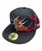 New Era×taro okamotoニューエラ×タロウオカモト）の古着「5950 TARO ASUNOSHINWA BLK MULTI」｜ブラック