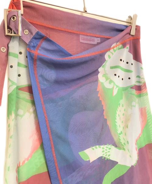 CHARLES JEFFREY LOVERBOY（チャールズ ジェフリー ラバーボーイ）CHARLES JEFFREY LOVERBOY (チャールズ ジェフリー ラバーボーイ) デザインラップスカート マルチカラー サイズ:Sの古着・服飾アイテム